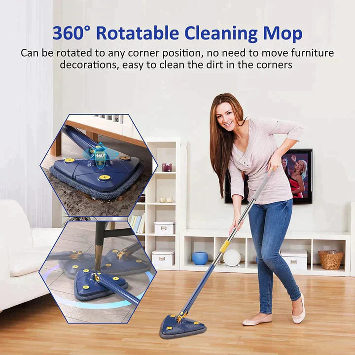 TriMop™ | 360° Rotatable Adjustable Cleaning Mop