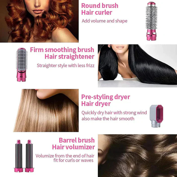 5-in-1 Hot Air Styler & Hair Dryer Styling Tool